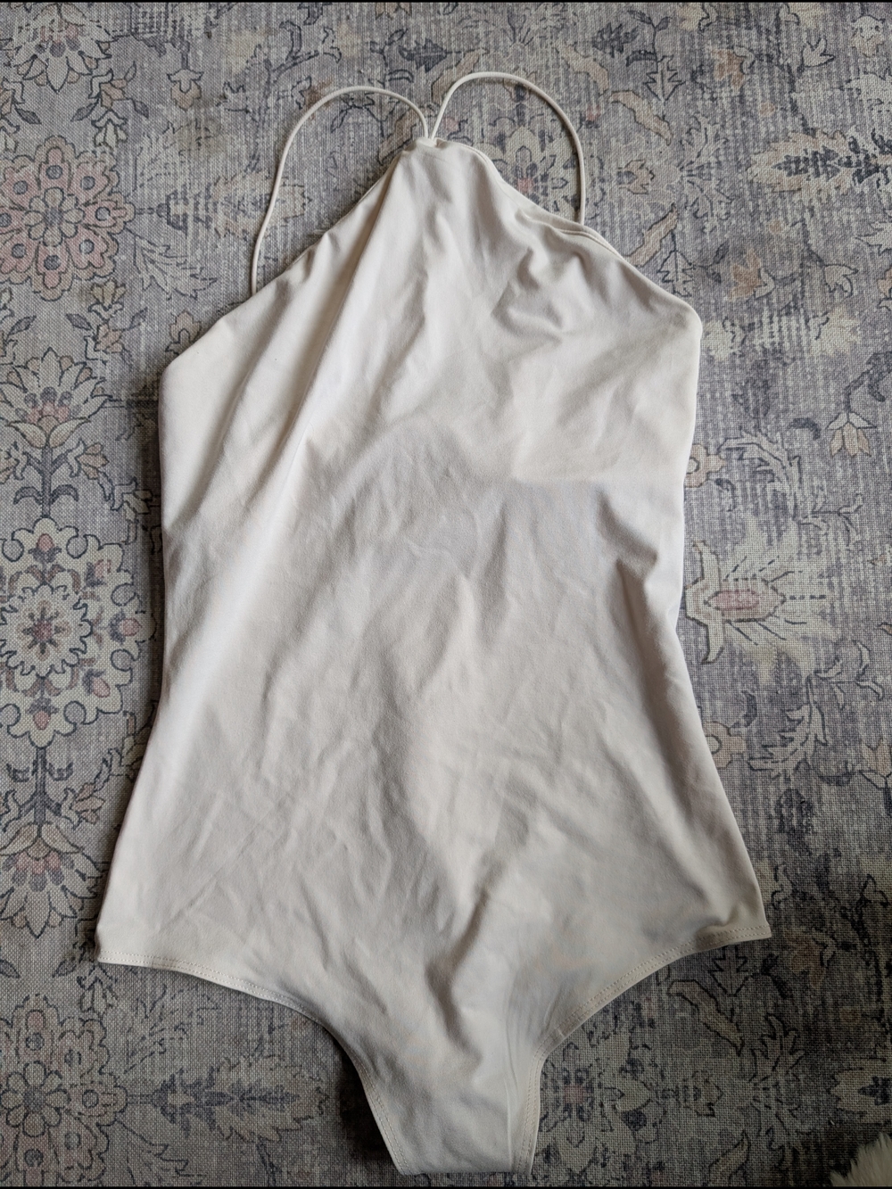 H&M Cream Halter Bodysuit